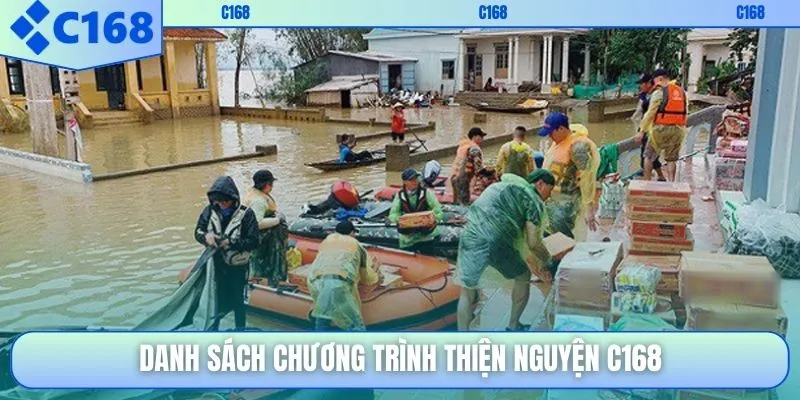 Danh sách chương trình thiện nguyện C168